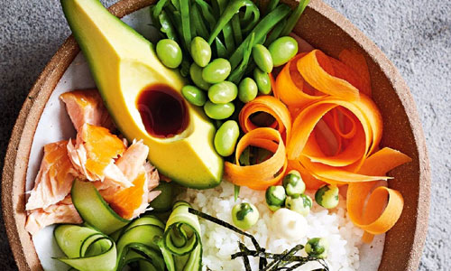 Avocado Sushi Deluxe Bowl